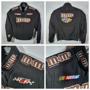 Vintage Chase Authentics for Women NASCAR David Gilliland M&M’s #38 Jacket SZ S